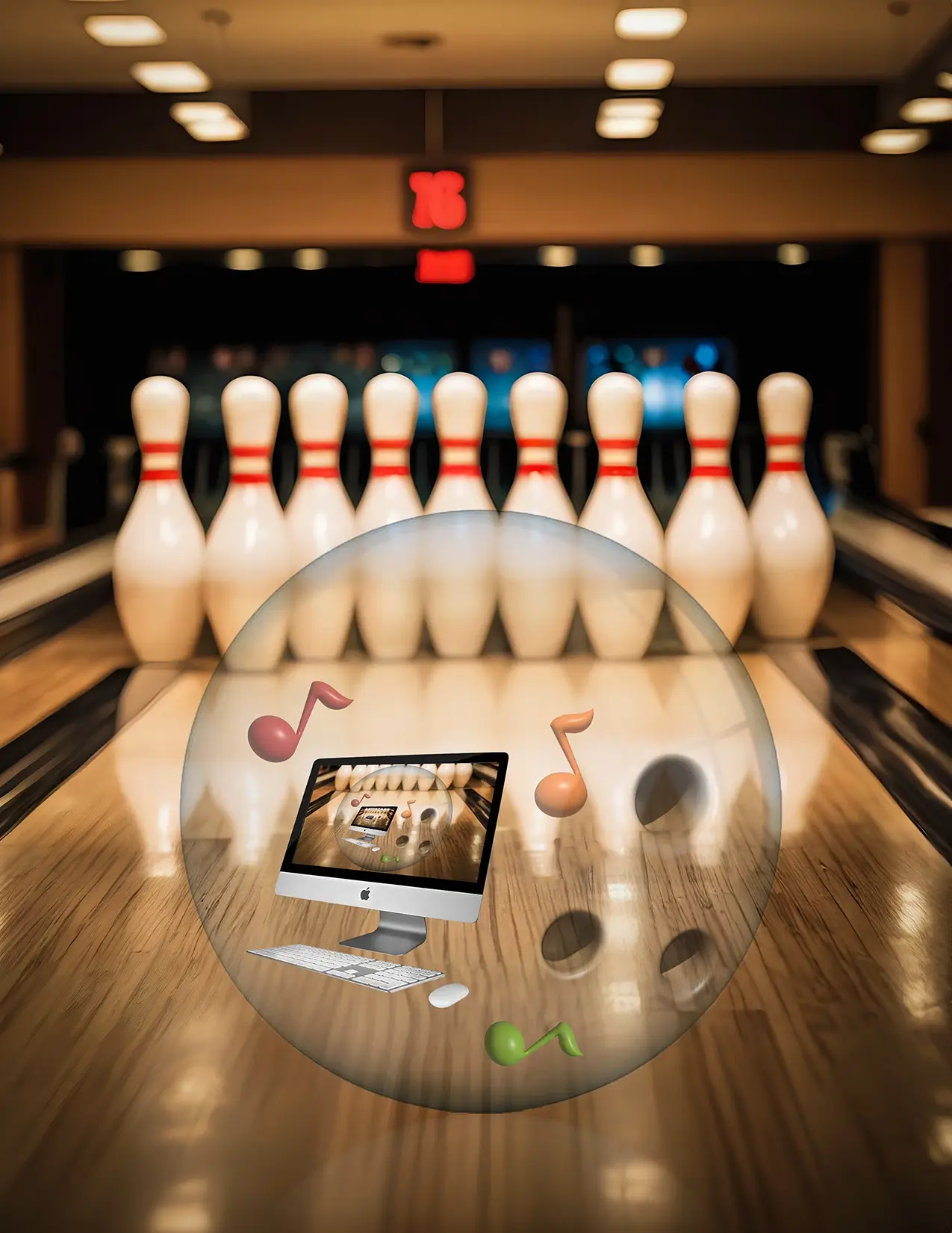 Glass Bowling Ball