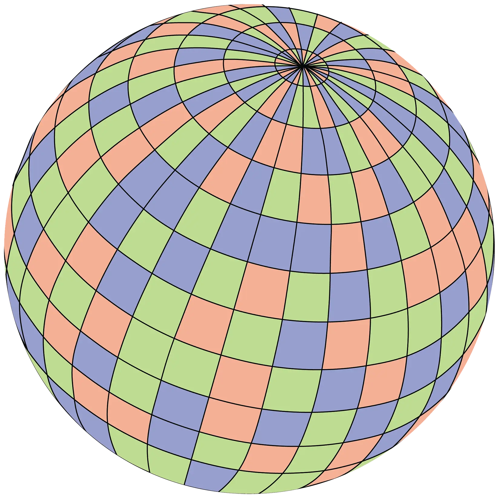 Tri-colored Globe